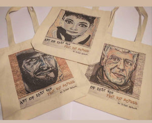 Audrey Hepburn Canvas Tote Bag