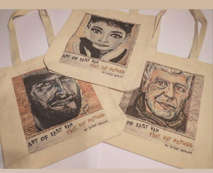 Clint Eastwood Canvas Tote Bag