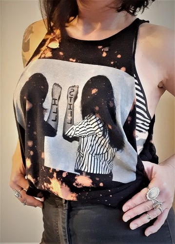 STILL ILL Distressed Tank Top