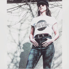 Load image into Gallery viewer, Mister, We Are the Weirdos White Crop Top