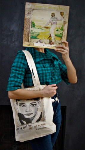 Audrey Hepburn Canvas Tote Bag