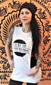 Upcycled Mister, We Are the Weirdos Tank Top