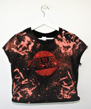Load image into Gallery viewer, Mister, We Are the Weirdos Distressed Crop Top with Vintage Red Logo