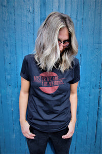 Mister, We Are the Weirdos Tee with Vintage Red Logo