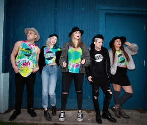 Mister, We Are the Weirdos Confetti Crop Top
