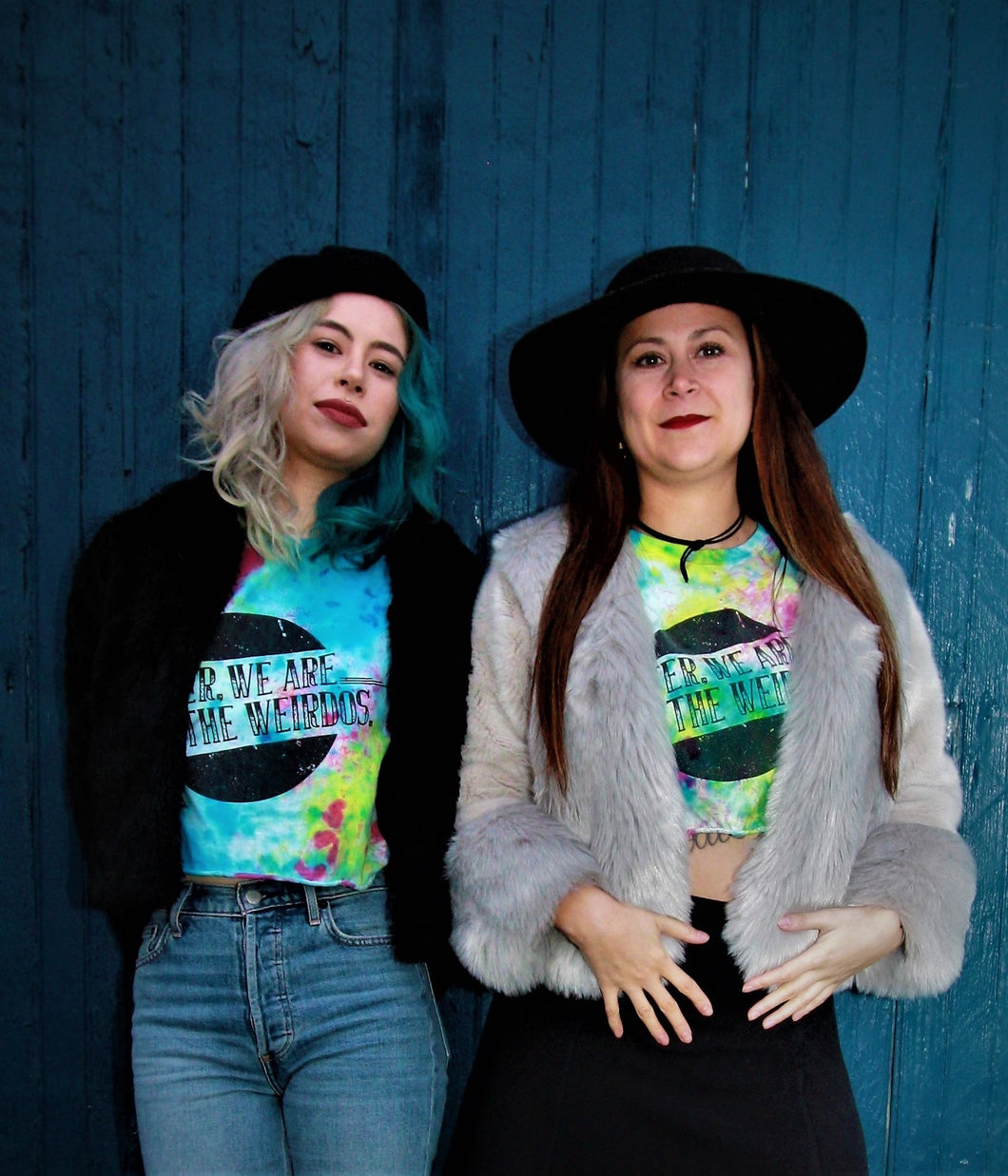 Mister, We Are the Weirdos Confetti Crop Top