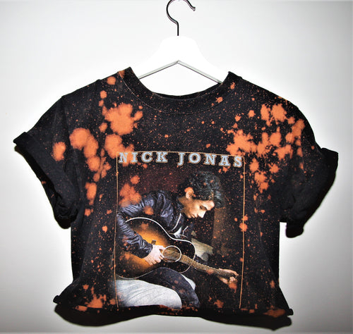 Nick Jonas Distressed Crop