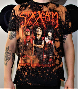 Sixx:A.M. Prayers for the Damned World Tour 2016 Distressed Band Tee