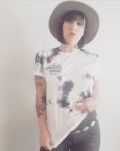 Nothing's Ever Black & White Classic Logo Tee