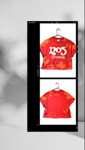 Load image into Gallery viewer, No 5 Orange Entertainment Lounge Reworked Crop Top