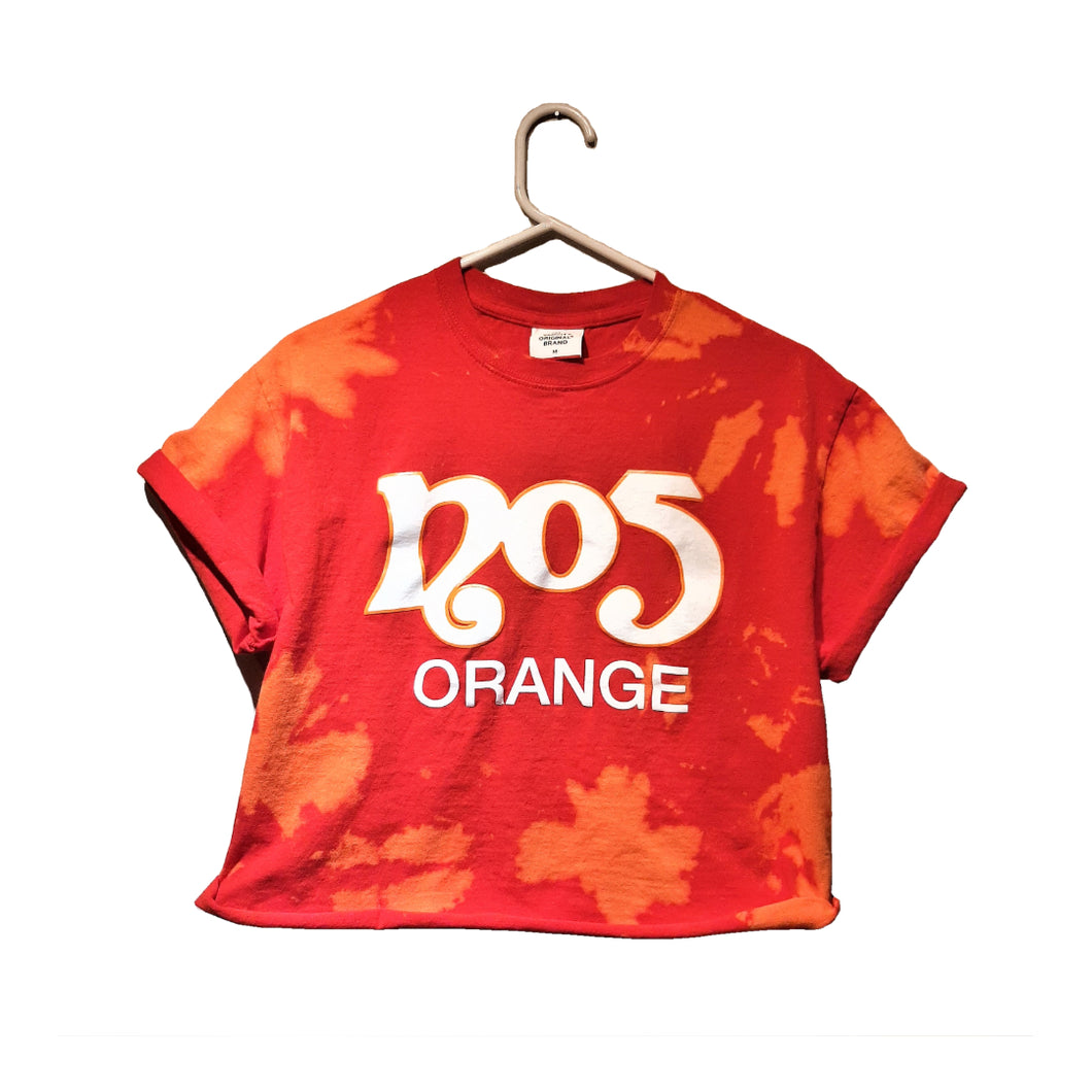 No 5 Orange Entertainment Lounge Reworked Crop Top