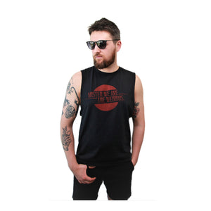 Mister, We Are the Weirdos Upcycled Tank with Vintage Red Logo