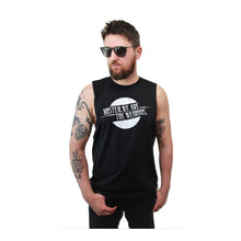Load image into Gallery viewer, Mister, We Are the Weirdos Upcycled Black Tank